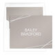Dual Lines Folded Shimmer Note Cards Image 3 of 3